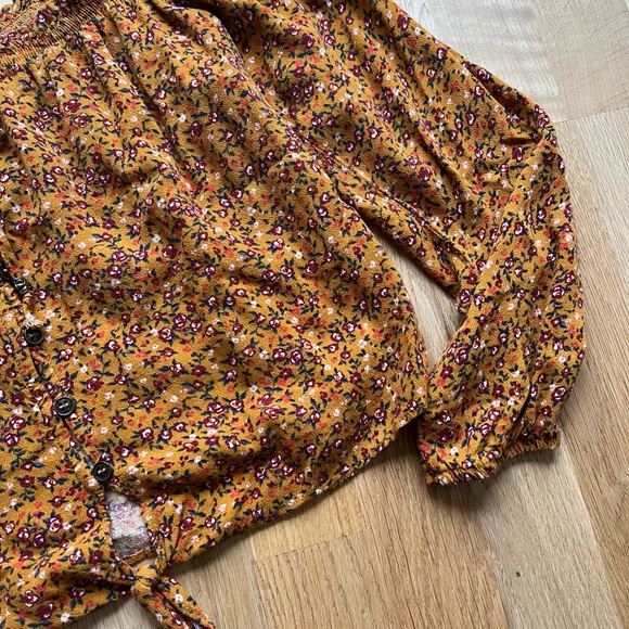 Mason & Bell Yellow Floral Off-Shoulder Blouse - Size Small *New Condition* - Picture 2 of 4